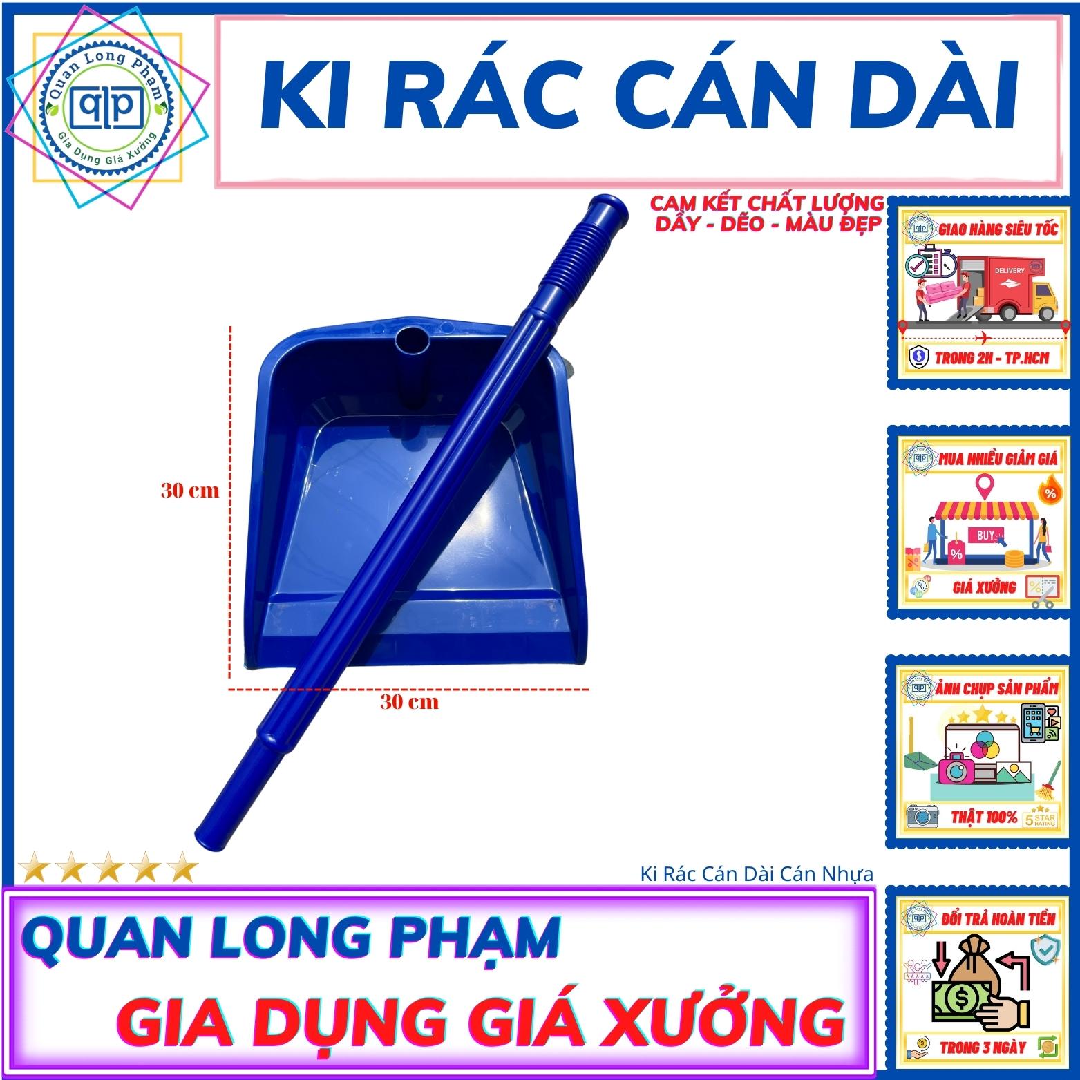 Ky Rác Cán Dài - Hốt Rác Cán Dài. Có Thể Tháo Lắp Phần Cán Và Ky Nhựa. Chất Liệu Nhựa Cứng, Bền Chắc.Độ Chịu Mài Mòn Cao. Màu : Xanh Lá - Đỏ - Xanh Dương. Khối Lượng: 0.2Kg. Kích Thước: 30 x 30 x 10cm [FREESHIP MAX] - 3