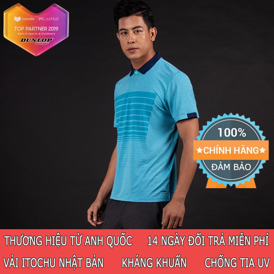 Áo thể thao Tennis nam Dunlop - DATES9072-1C Polo thun nam phù hợp chơi cầu lông tennis mặc hàng ngày