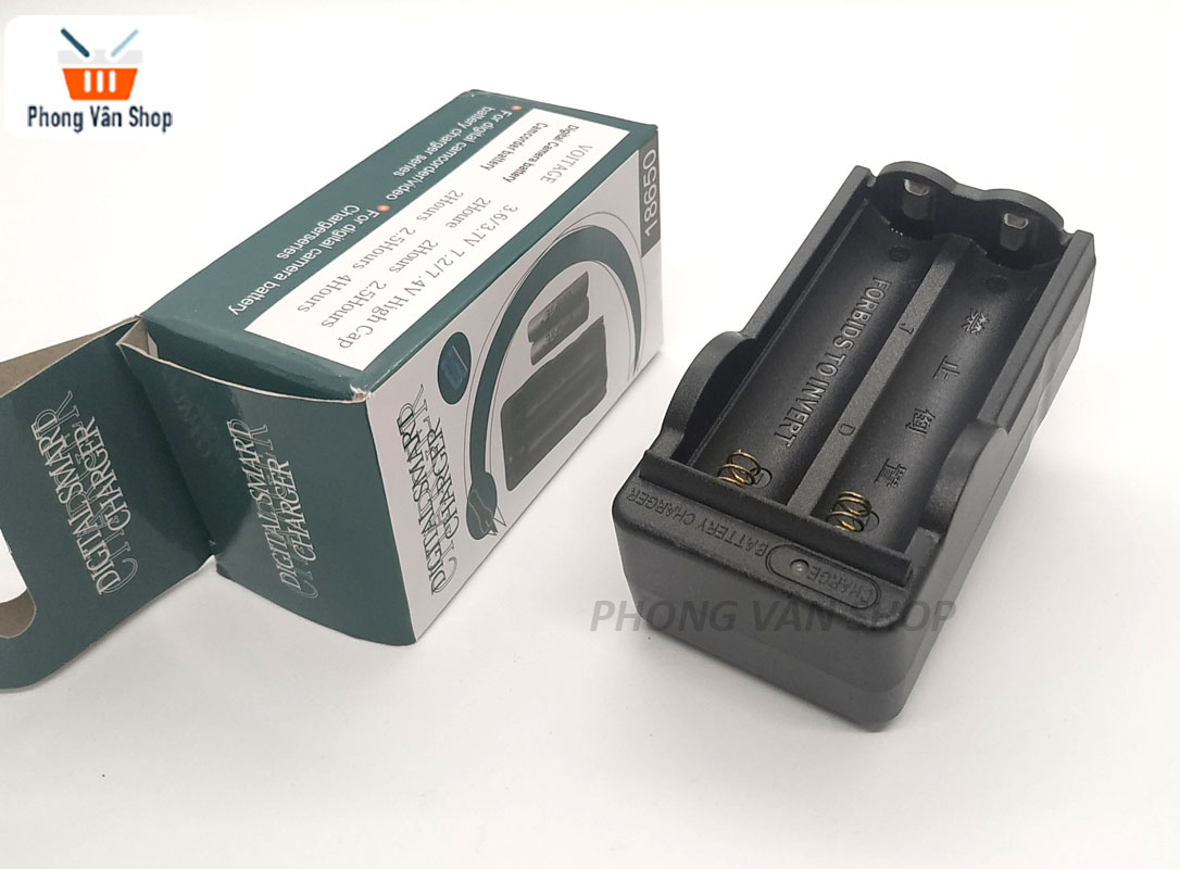 Bộ sạc pin 18650 1-2 cell - pin sạc 3.7v-4.2v