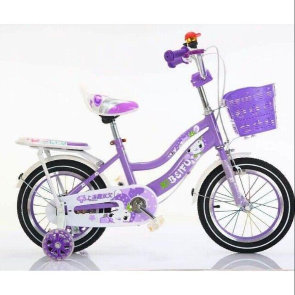 Xe đạp 2 khung bé gái 18inch