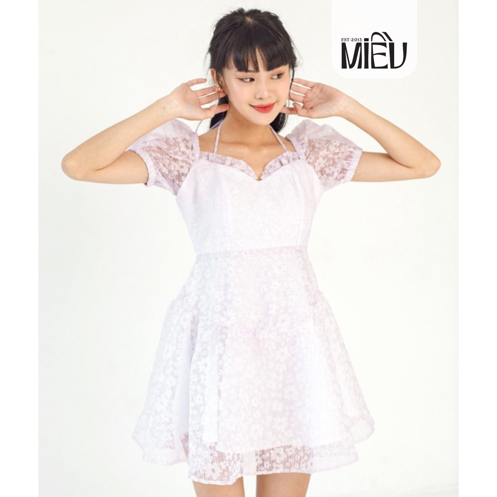 Đầm vải organza cổ yếm Fairy Dress