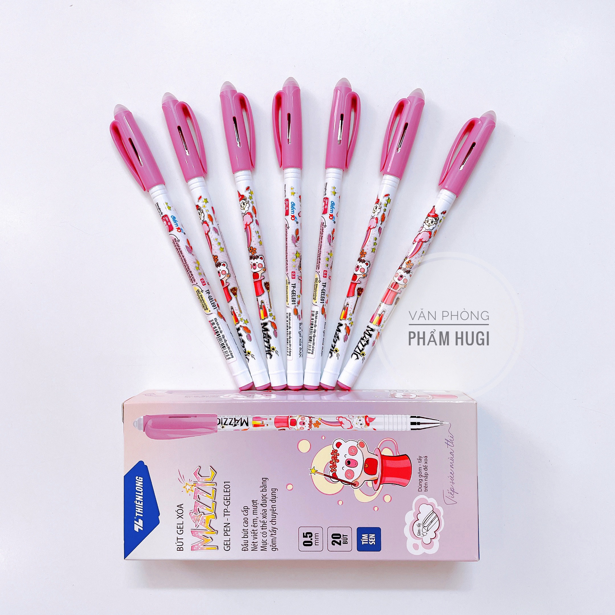 Bút Gel Tẩy Xóa được Mazzic Điểm 10 (TP-GEL E01) Thiên Long Loại tốt chuyên dành cho các em học sinh