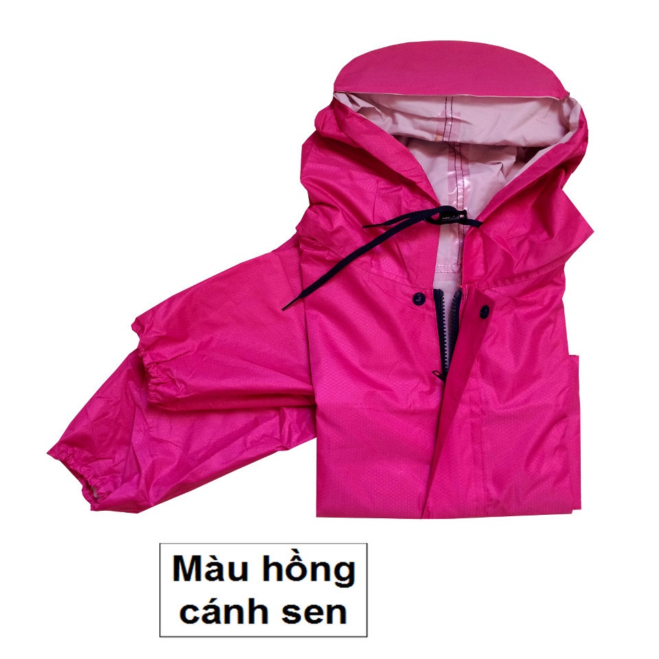 Áo mưa Bít dây kéo vải dù