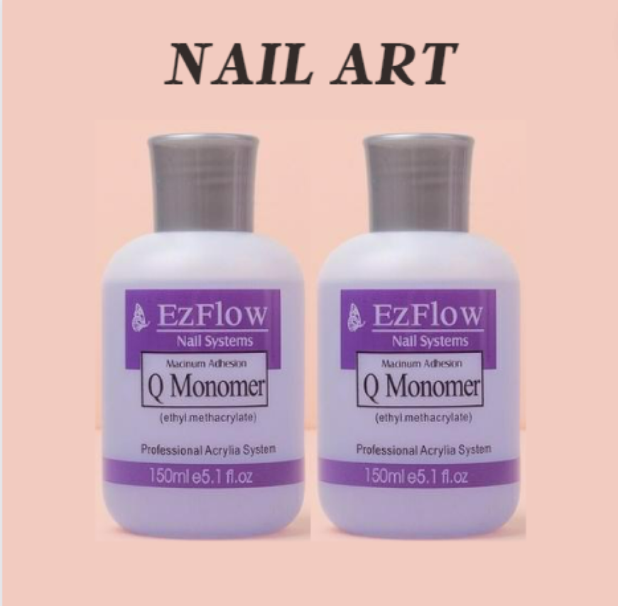 Dung dịch tím Ezflow chính hãng - Nước đắp bột móng tay, nặn hoa chuyên dụng ngành nails, Lưu huỳnh đắp bột nặn hoa mỹ tím nhanh khô EZFLOW