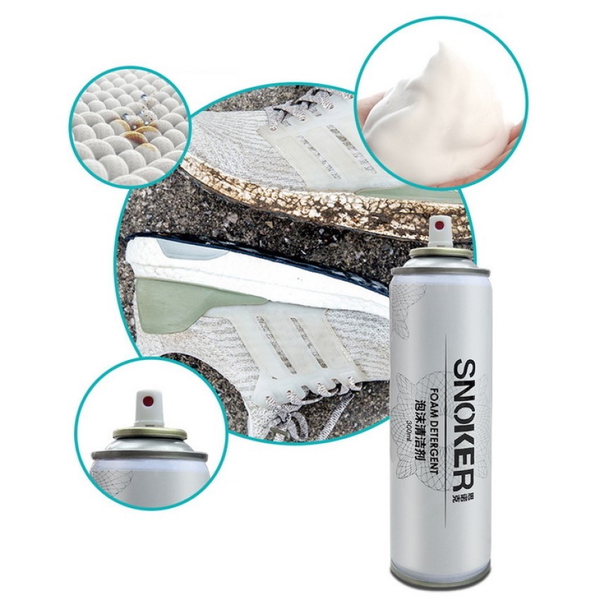 Chai xịt bọt làm sạch giày, túi,đồ dùng SNEAKER 300ml siêu sạch