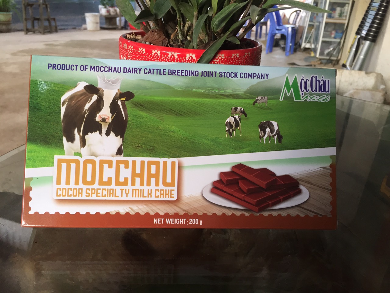 Bánh sữa Cacao Mộc Châu 200g (Bánh sữa vị Cacao)
