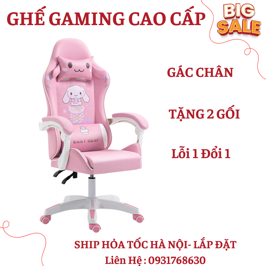 Ghế Game Cao Cấp , Ghế Game , Ghế Chơi Game  , Ghế Gaming, Ghế Livestream Cao Cấp , Ghế Game Bọc Da , Ghế Game Có Massage Kèm Gác Chân , Ghế Game CUTE , Ghế Game Có Gối Massage