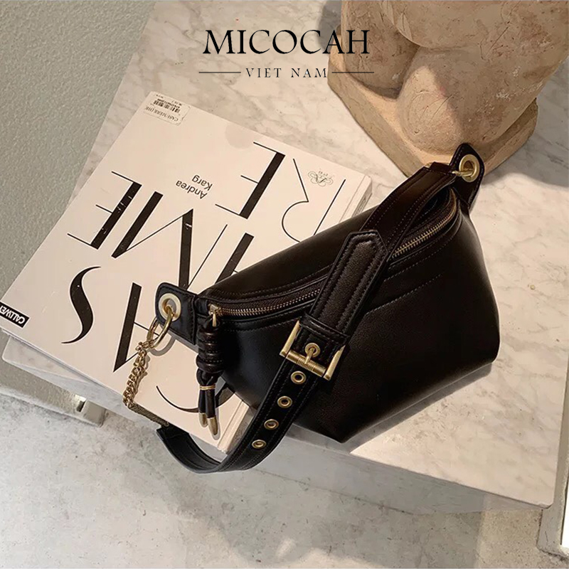 Túi bao tử nữ, Túi bao tử Micocah, Túi Micocah bao tử, Túi đeo chéo trước ngực Micocah kiểu dáng cá tính MSP: 327