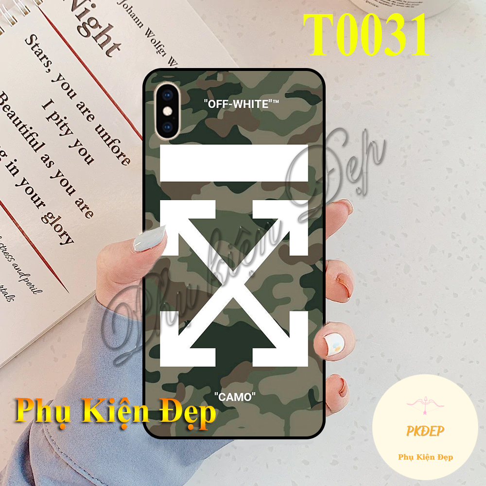 Ốp lưng iphone x/ iphone xs/ iphone xs max - ốp đen in hình off-white