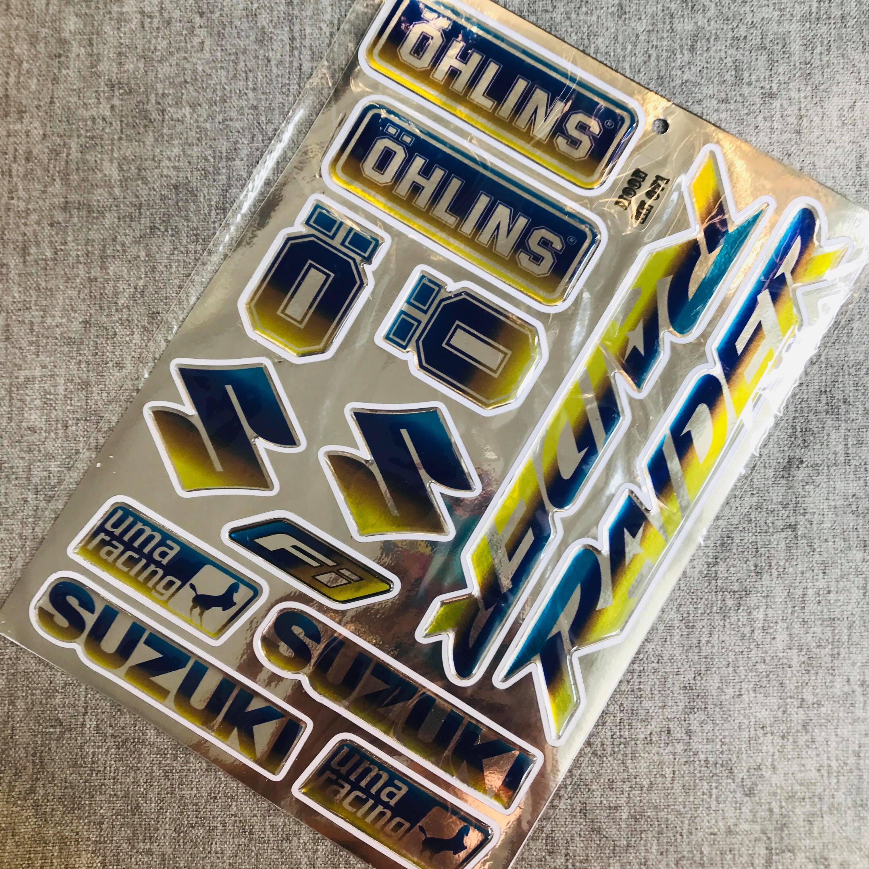 [HCM][NOTE] BẢNG TEM RAIDER CHỮ NỔI NHIỀU LOGO ĐỘC ĐÁO.