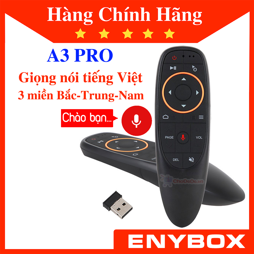 Chuột bay tìm kiếm giọng nói A3 Pro Voice 1 chạm trên Android Box G10S, G20S