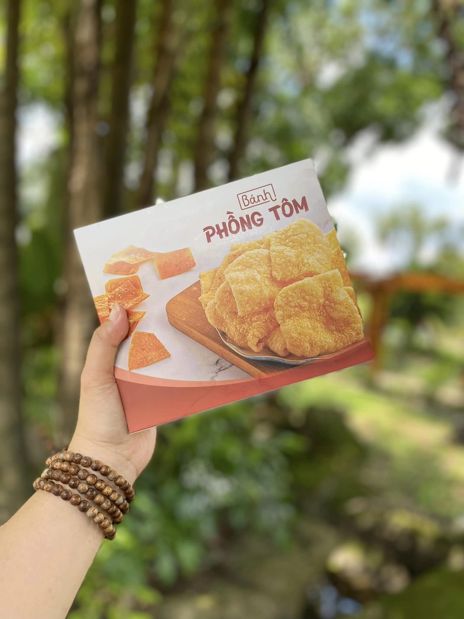 Bánh phồng tôm cao cấp đặc sản xứ Cà Mau hộp 500gr