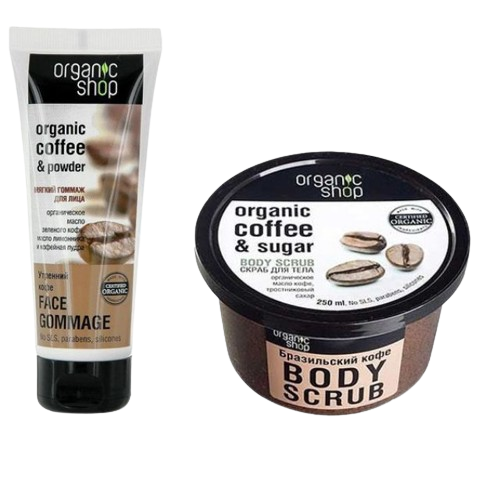 Tẩy tế bào chết Organic Shop (HCM) Coffee &amp; Sugar Body Scrub 250ml - Bảo Anh F Store