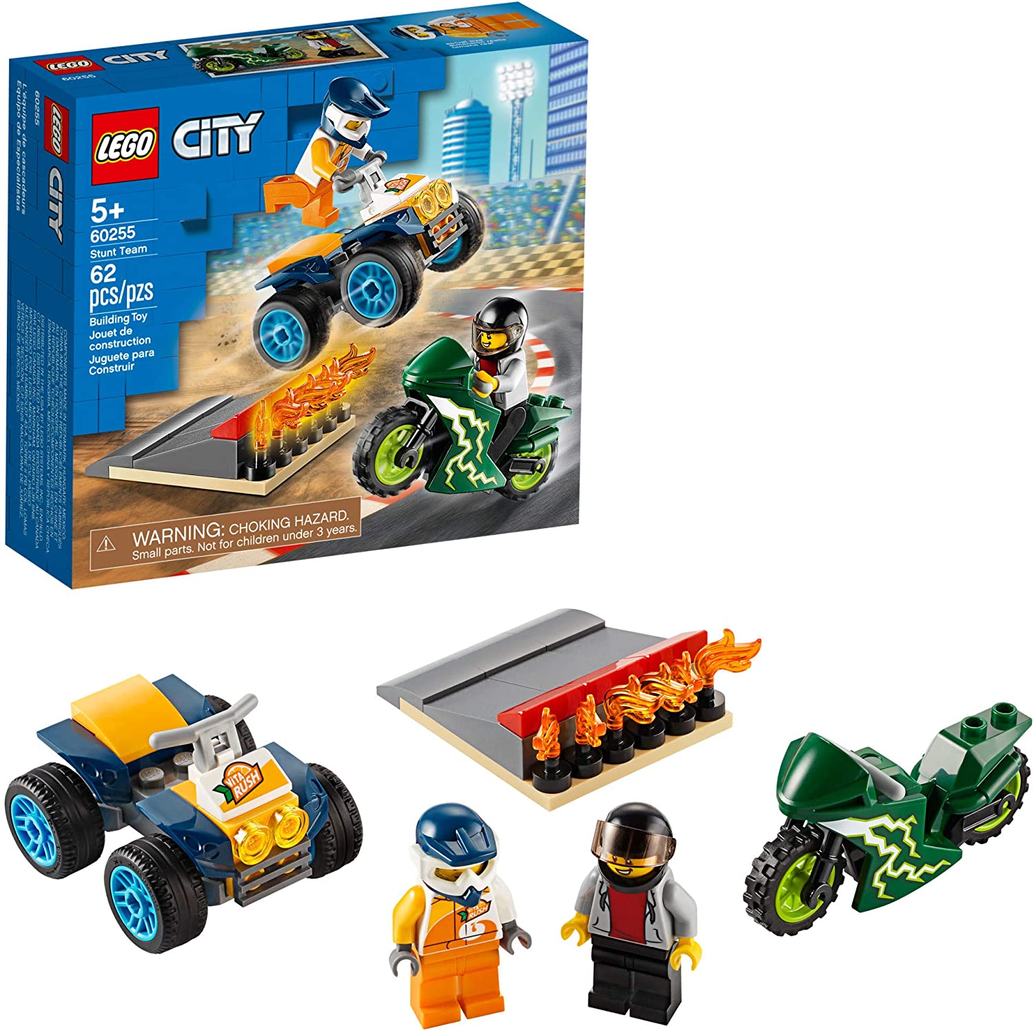 Đồ chơi lego city - biểu diễn nhào lộn - 60255