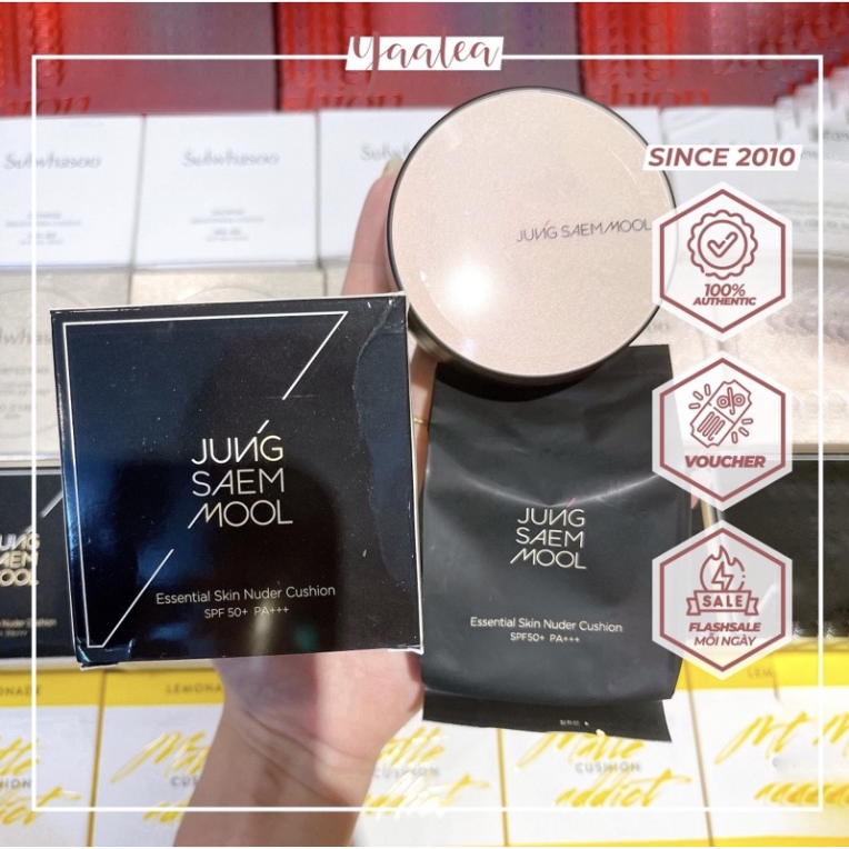 Phấn nước cushion jung saem mool essential skin nuder spf50+ / pa+++