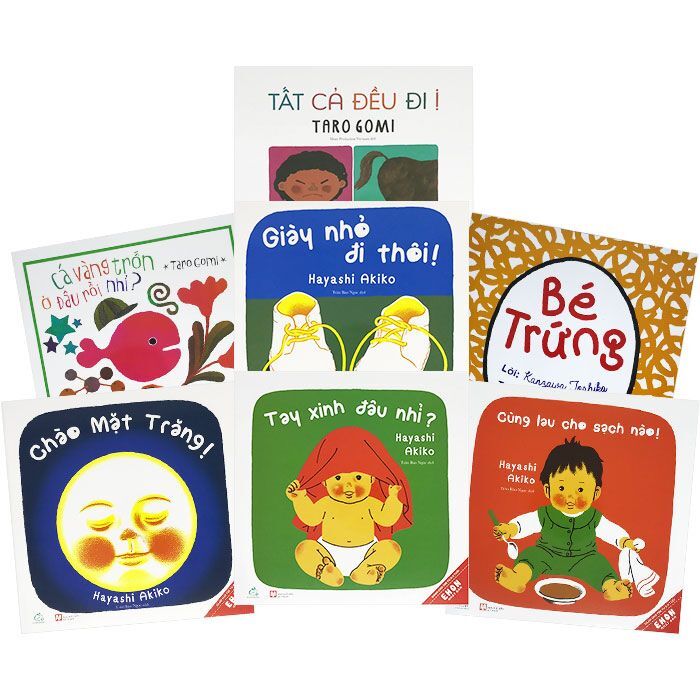 Sách - ehon nhật bản - bộ 6 cuốn