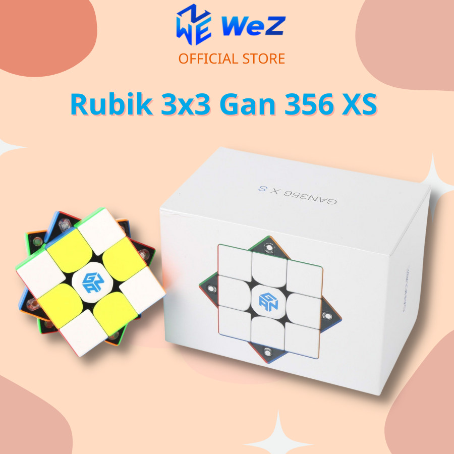 Rubik 3x3 Gan 356 XS Sticker/Stickerless Nam Châm - Rubik Nam Châm Gan 356 XS Đồ Chơi Phát Triển Trí