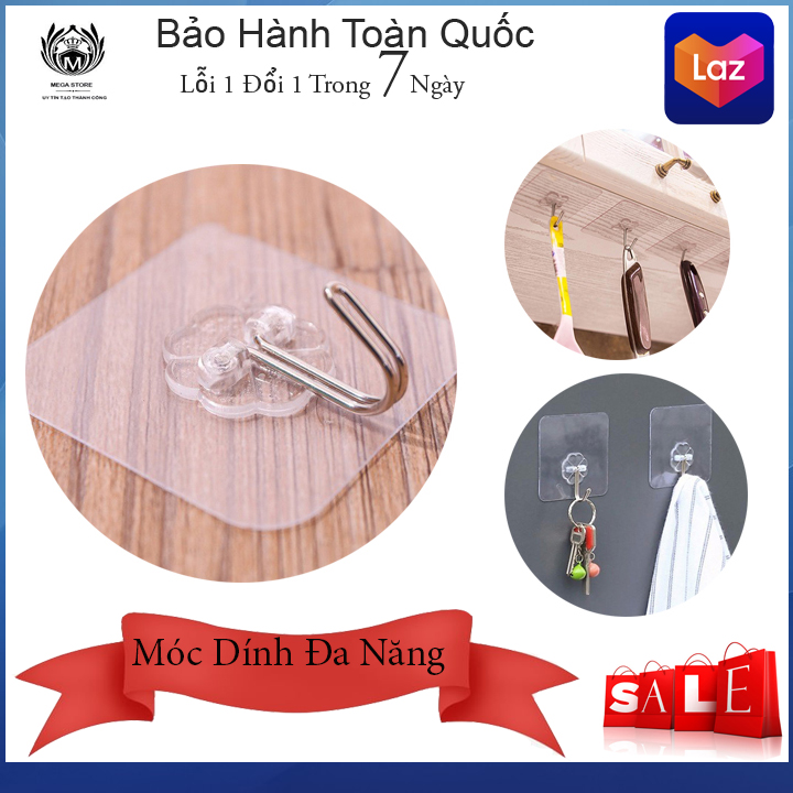Combo 3 Móc Dán Tường- Móc Dán Tường Cao Cấp,Nhỏ Gọn,Chắc Chắn,Bền Bỉ- Sự Lựa Chọn Của Mọi Nhà