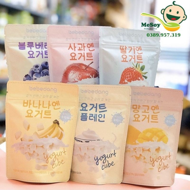 Sữa chua hoa quả sấy khô Bebedang Hàn Quốc cho bé