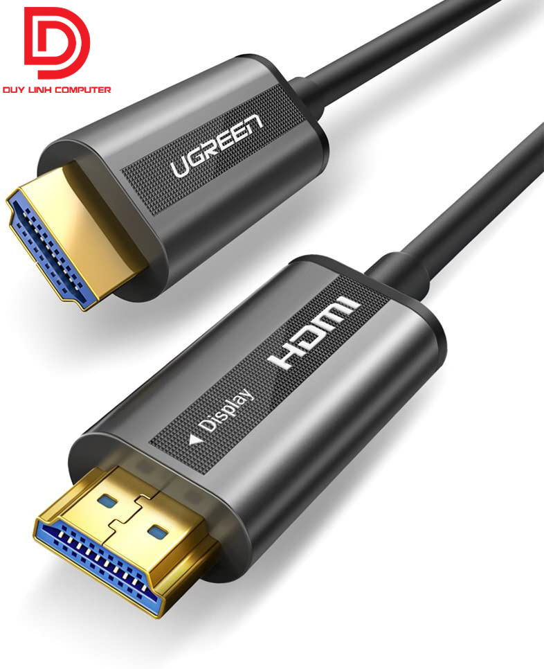 Cáp hdmi 2.0 sợi quang 50m ugreen 50219 hỗ trợ 4k/60hz cao cấp