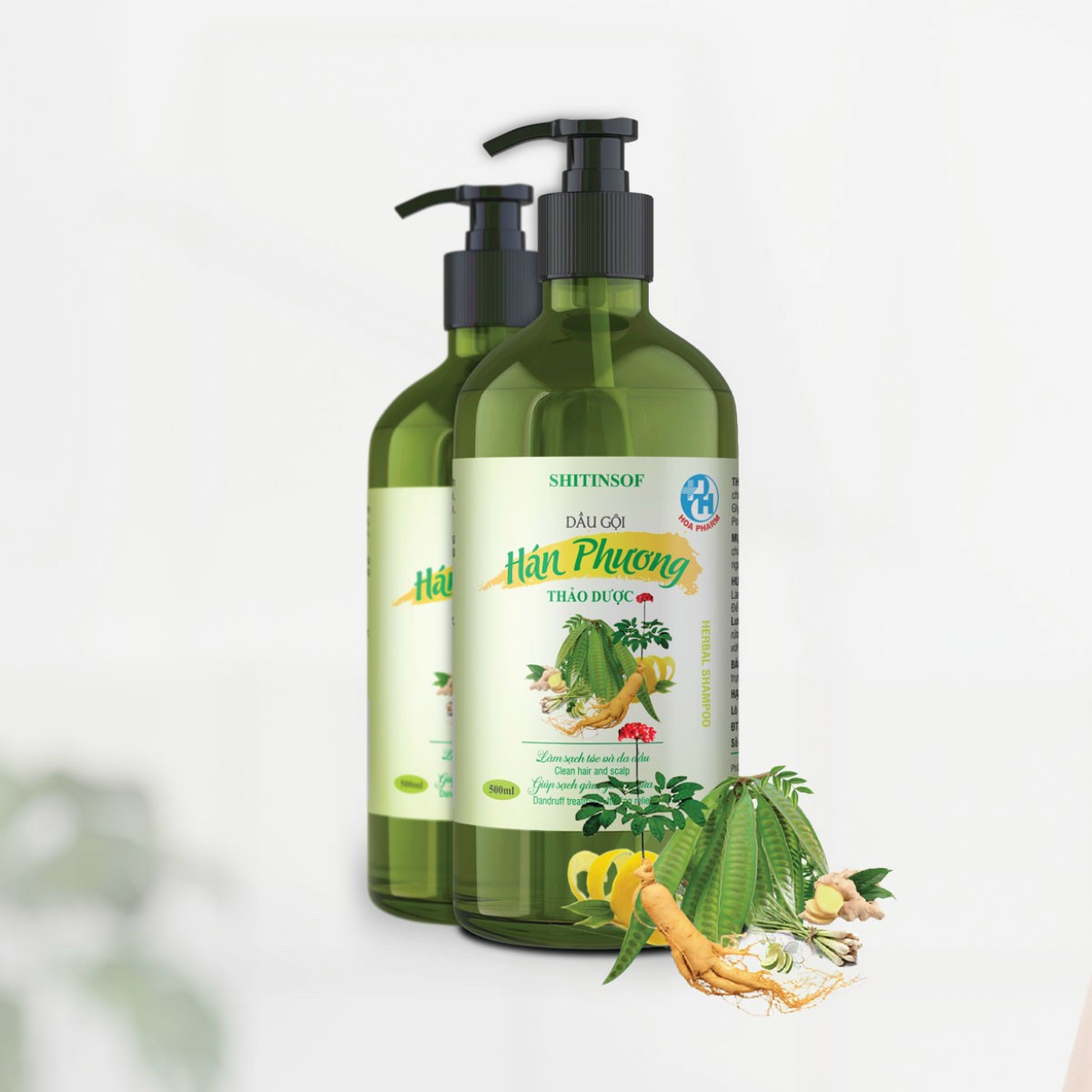 Dầu Gội Hán Phương Thảo Dược 250ml - Giúp sạch giàu và cho bạn 1 mái tóc óng mượt.