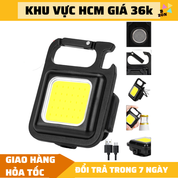 LOẠI THƯỜNG đèn pin mini siêu sáng móc khóa đa năng, đèn led mini móc khóa, đèn pin mini móc khóa, đèn pin đa năng, Đèn Làm Việc Cob
