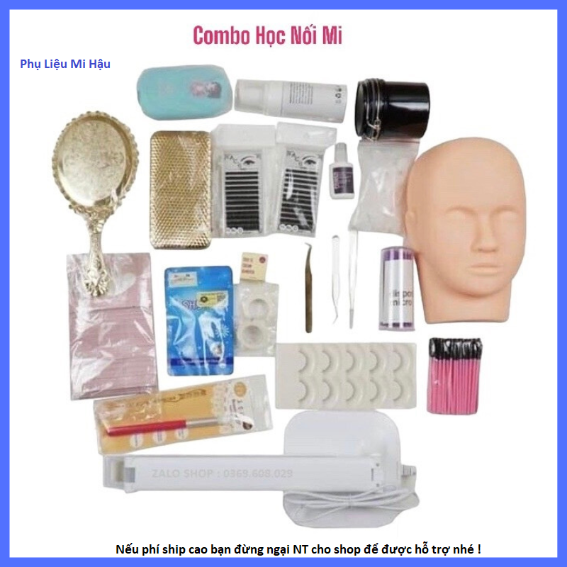 Trọn bộ học nối mi, combo học nối mi cơ bản đến nâng cao ,sét đồ học nối mi đầy đủ cho người mới bắt đầu_phụ liệu mi hậu
