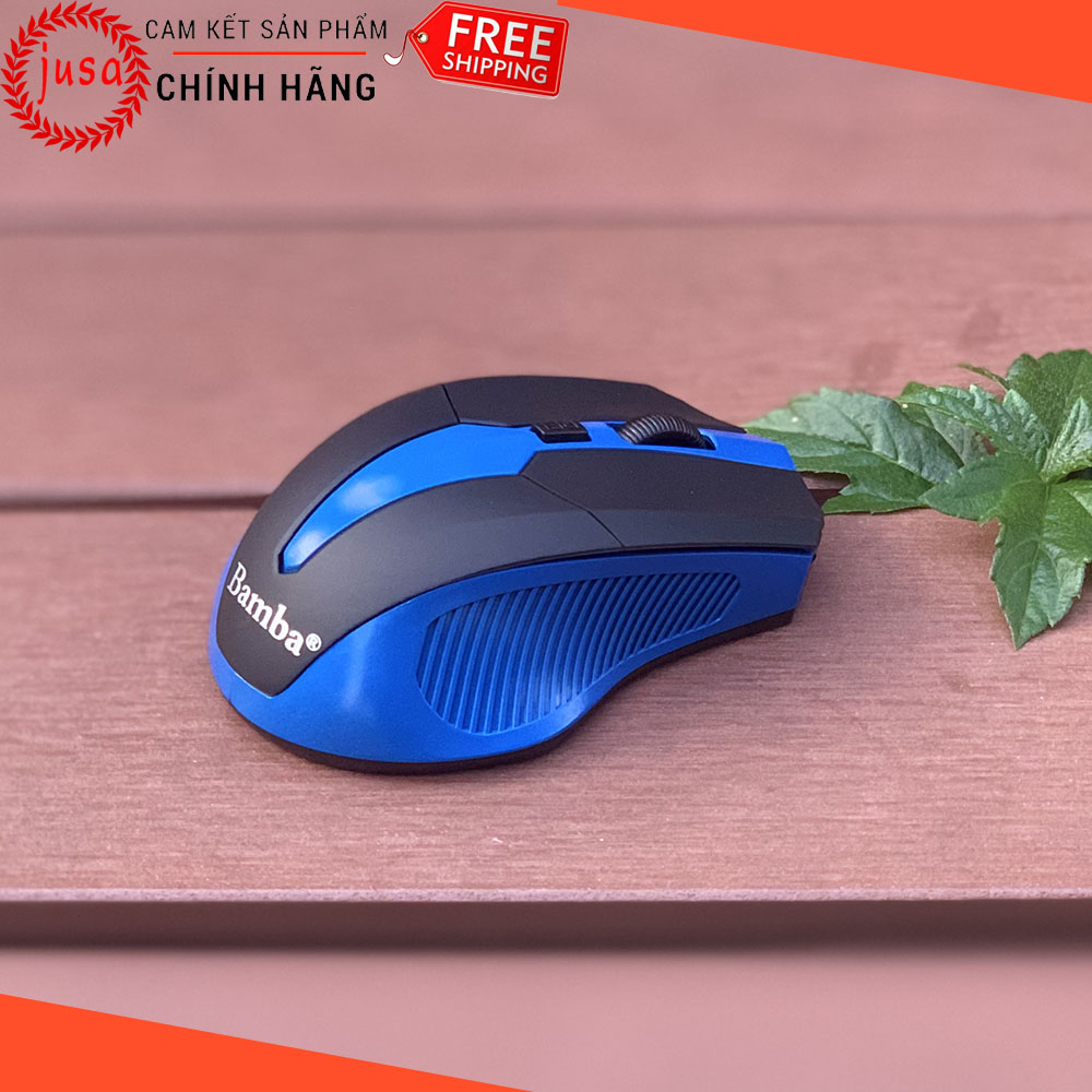 [HCM][ Siêu Sale ][ Tặng Pin ] Chuột Không Dây Bamba B3 – Chuột Văn Phòng Chuột Gaming – Cao Cấp  (Full Box) –  Jusnam Tặng Pin