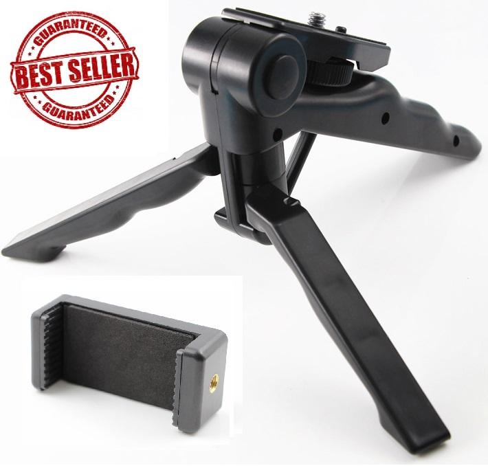 ⚡⚡ [HOT SALE] Chân Tripod Handgrip mini xếp gọn + 1 Gá kẹp điện thoại 002 FUNO