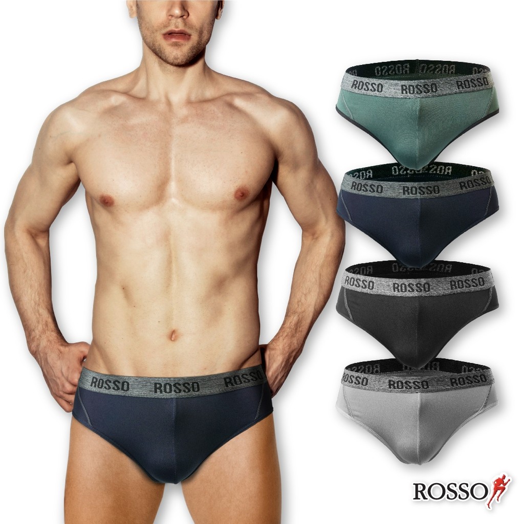 Bộ 04 quần lót nam rosso thái lan chính hãng 1501