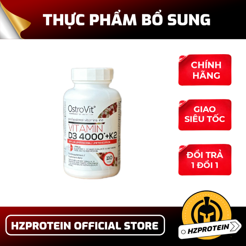 Ostrovit vitamin d3 4000 + k2 110 viên - tăng cường sức khỏe hệ xương