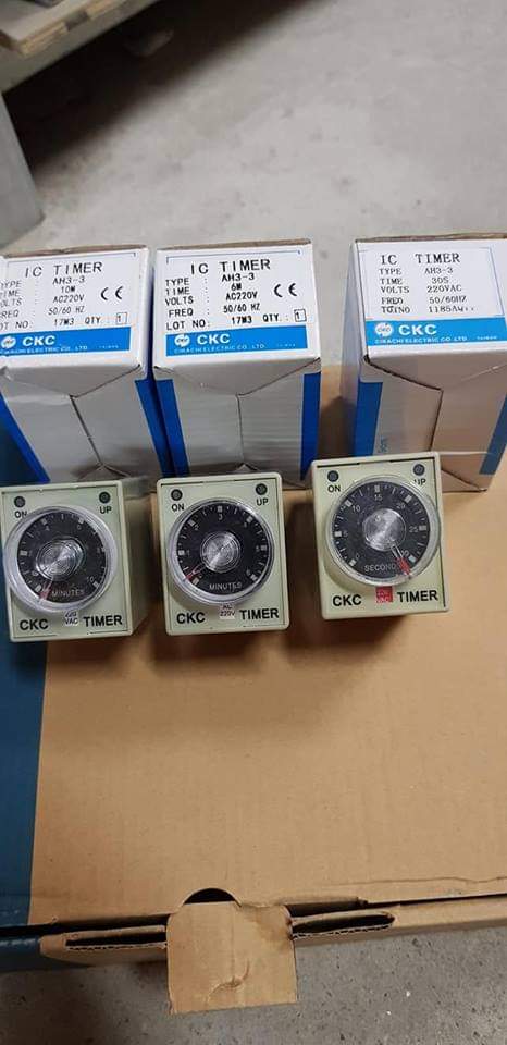 Timer ckc ah3-3 220vac rơ le thời gian ckc công tắc thời gian ckc 10s 30s 60s 10p 30p 60p