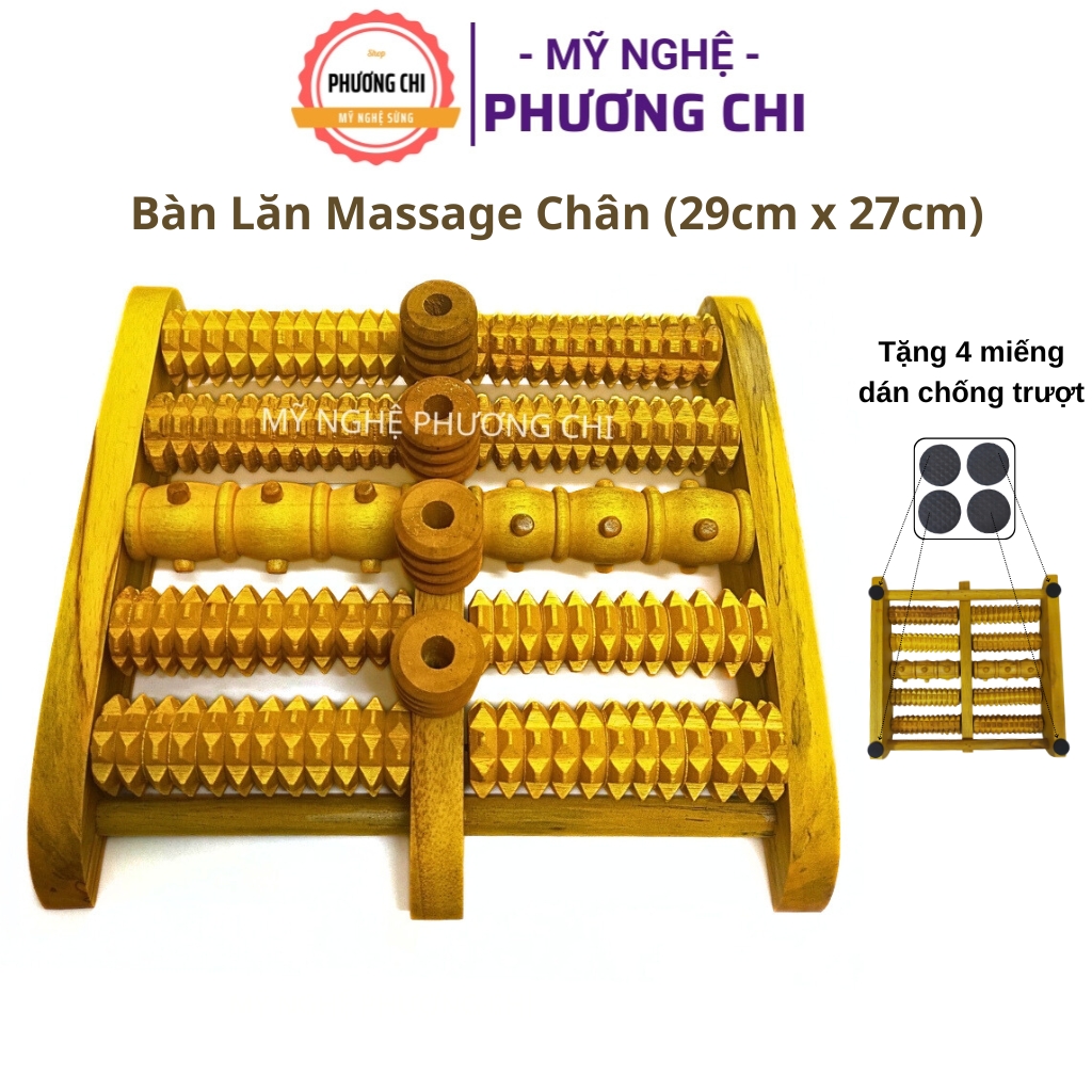 Bàn lăn chân massage bằng gỗ tự nhiên bấm huyệt thư giãn hiệu quả - Mỹ Nghệ Phương Chi