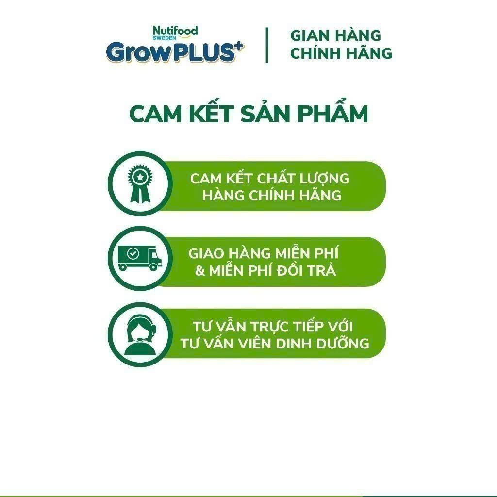 Thùng 24 hộp Sữa Bột Pha Sẵn Nutifood GrowPLUS+ Sữa Non (Vàng) - Hỗ Trợ Tăng Cường Đề Kháng 110ml