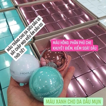 Phấn phủ Moolda Finish Powder