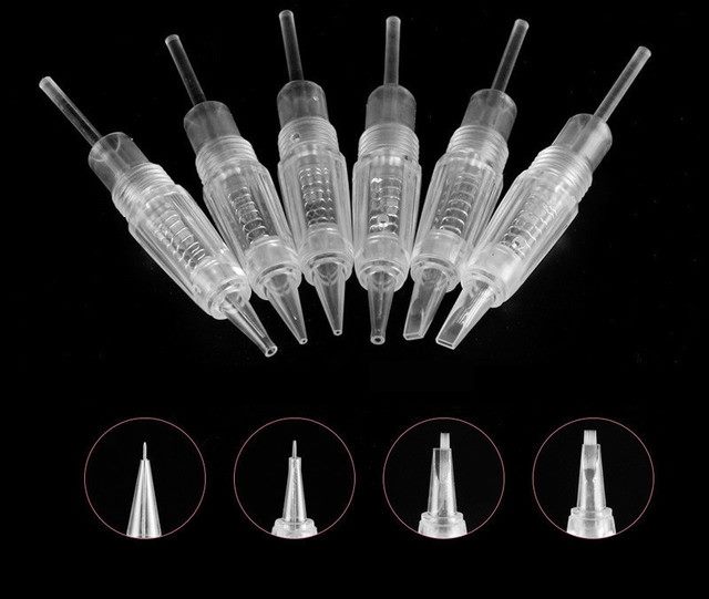 (10 cái) Kim phun xăm 1R của máy xăm Charmant 1, hoặc charmant 2