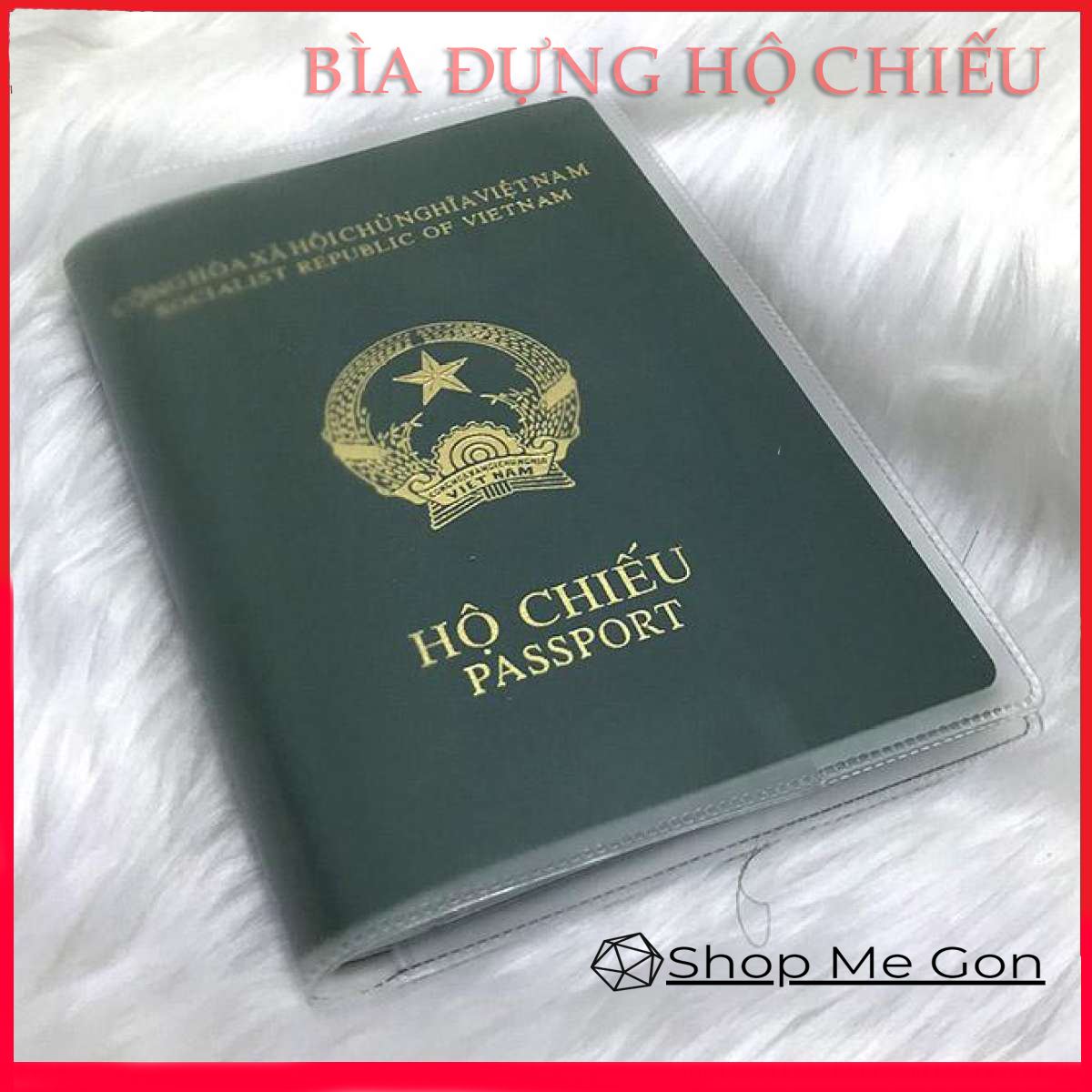 bìa đựng hộ chiếu / passport chống nước chống xước giữ hộ chiếu luôn mới