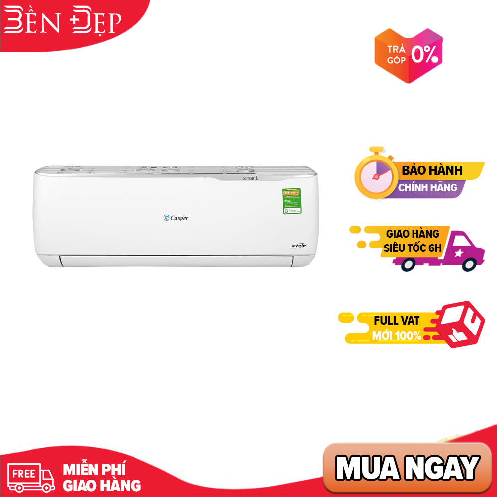 Điều hòa casper 1 chiều inverter 12000btu hc-12ia32