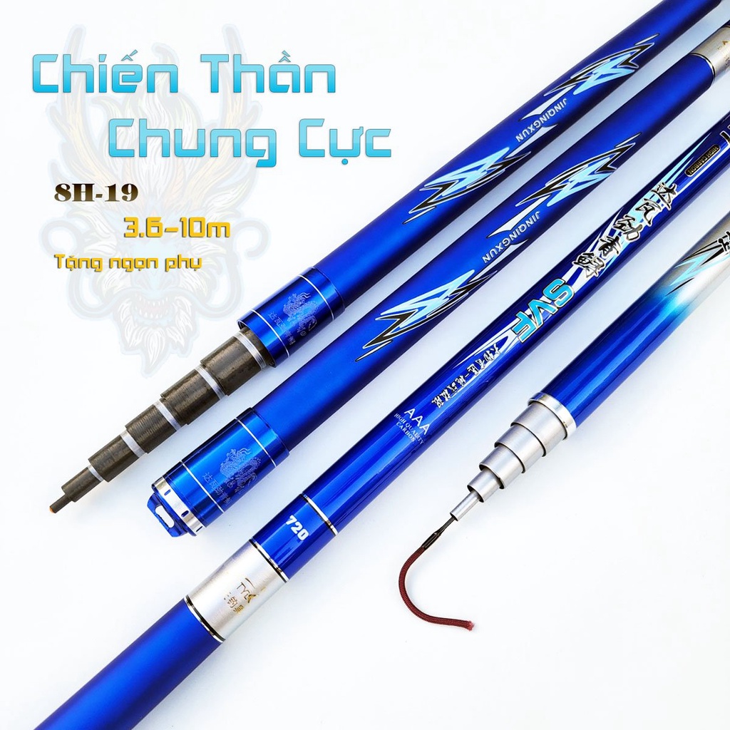 Cần câu đài, câu tay 8h chiến thần chung cực phân bố lực 19 săn hàng siêu khỏe