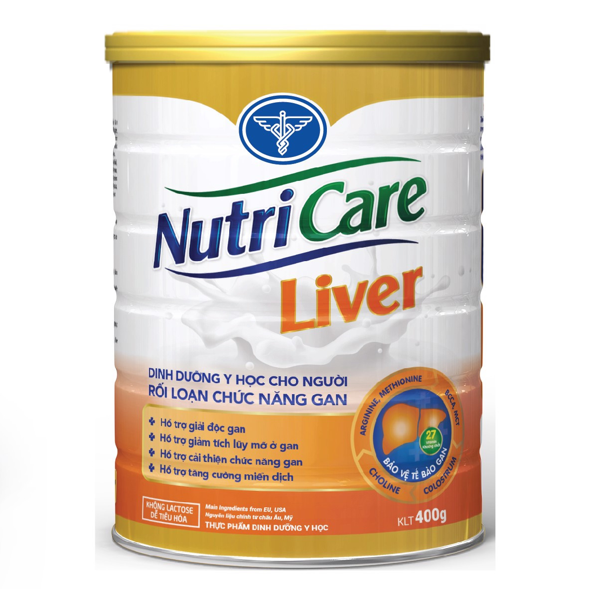 Sữa bột Nutricare Liver cho người rối loạn chức năng gan 400g
