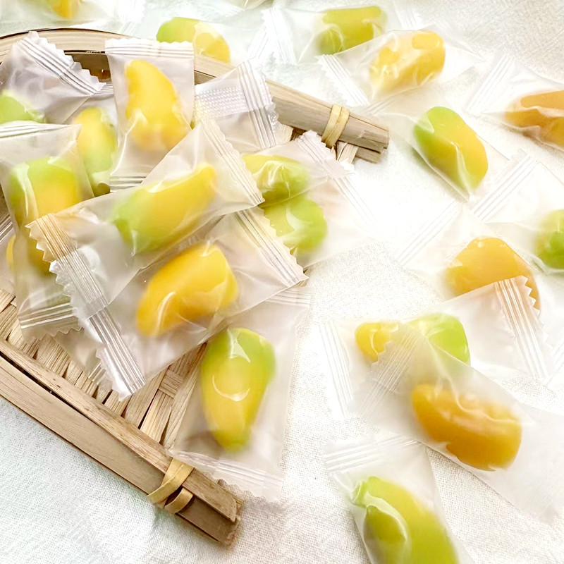 1KG Kẹo dẻo Xoài múi/ kẹo Xoài Lột vỏ Kẹo mới mềm ngon đã nghiền ăn siêu cuốn - Bánh kẹo ăn vặt ngon