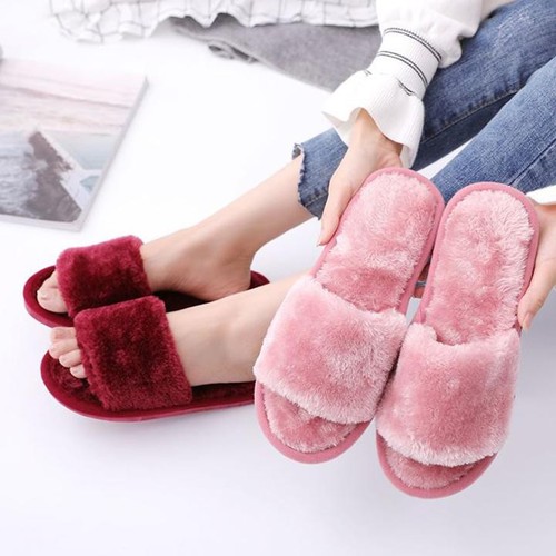 [ giá sỉ ] DÉP ĐI TRONG NHÀ BẰNG NHUNG SIÊU ÊM - DÉP LÔNG ĐI TRONG NHÀ CÓ ĐẾ CHỐNG TRƠN TRƯỢT