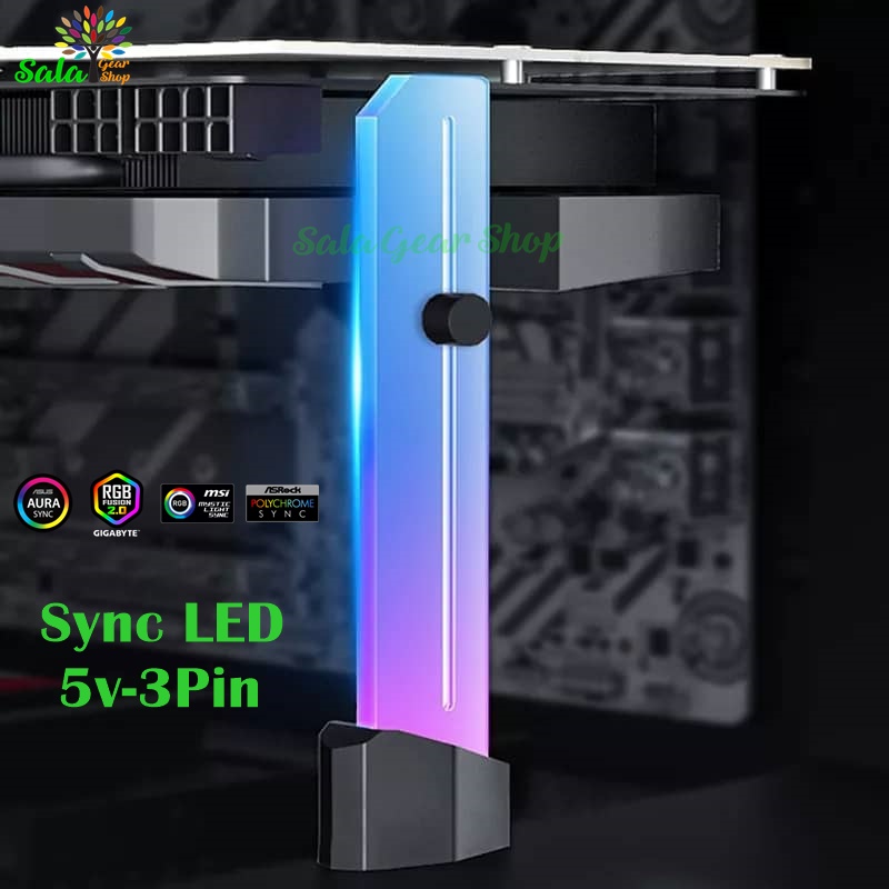 Chống xệ vga led argb chất liệu acrylic