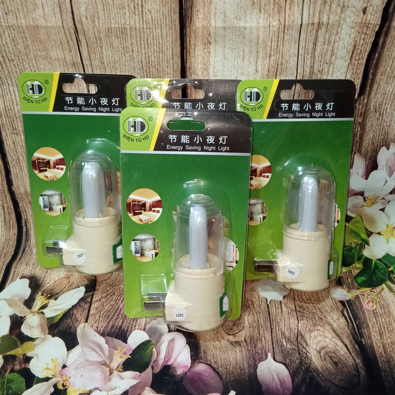 Đèn ngủ cắm điện, đèn ngủ bóng led hình trụ
