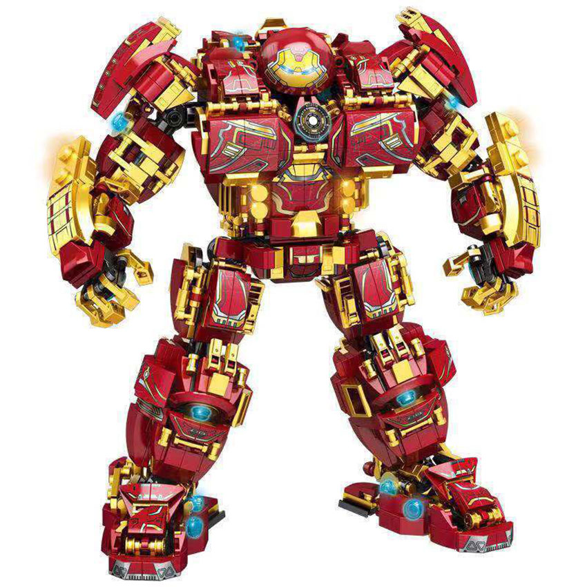 Bộ đồ chơi lắp ráp robot Hulkbuster LY76026 siêu anh hùng marvel xếp hình thông minh