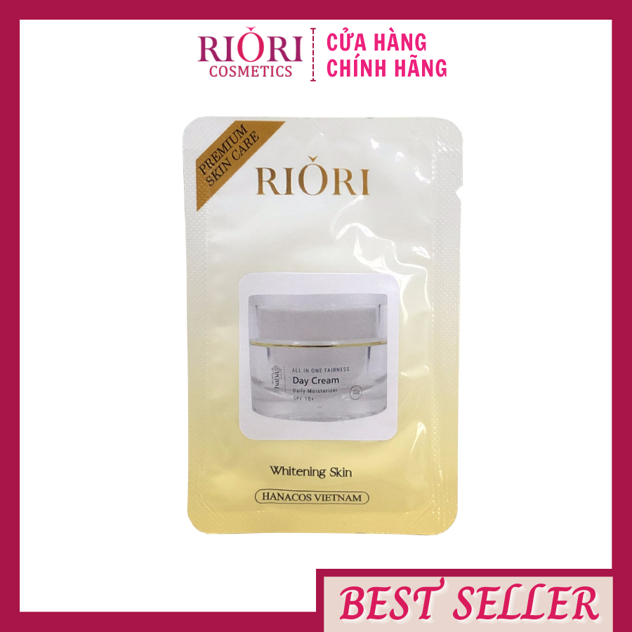 Kem dưỡng trắng da mặt ban ngày riori 1.5g