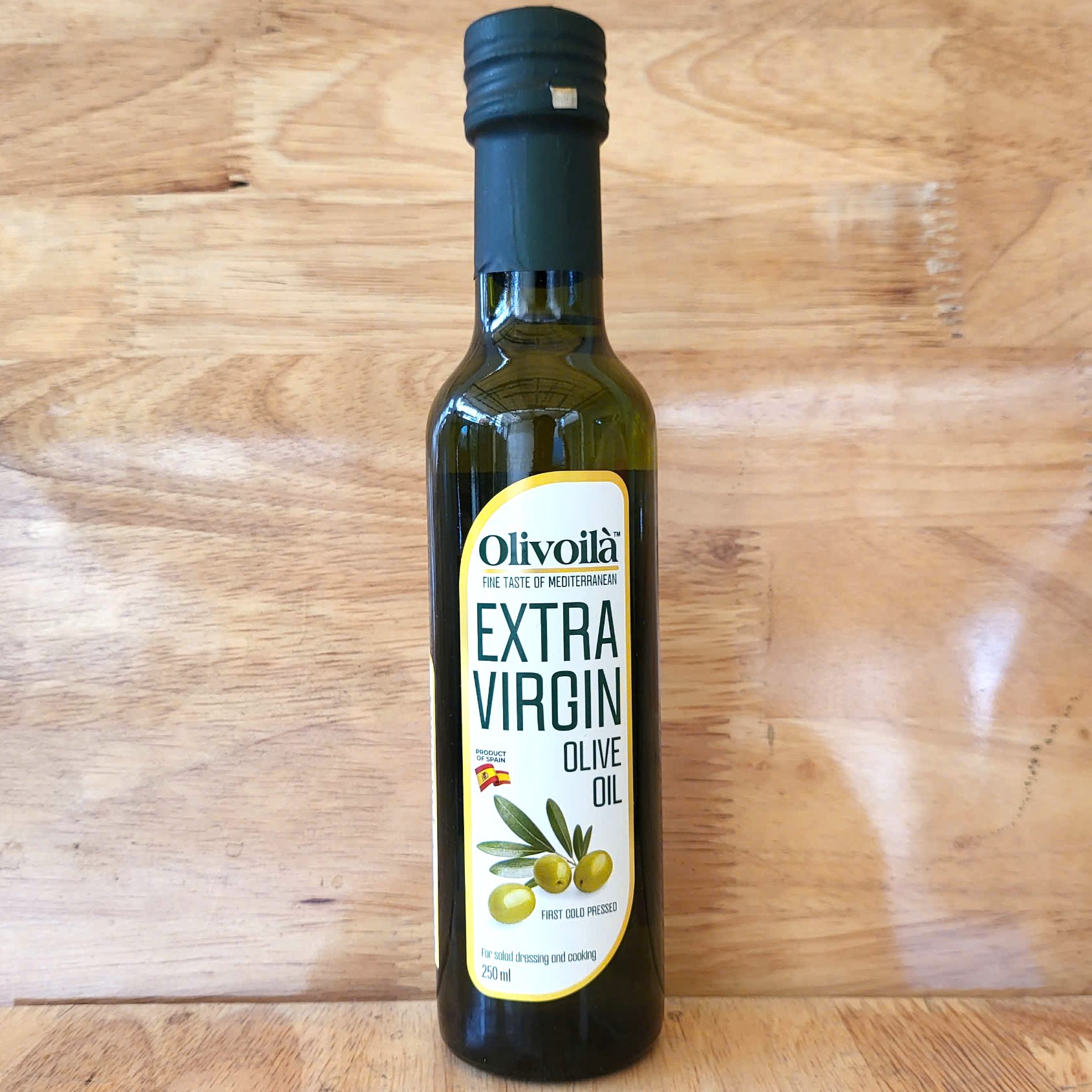  OLIVOILA  chai nhỏ 250ml  DẦU Ô LIU ÉP LẠNH NGUYÊN CHẤT  SPAIN  Extra Virgin Olive Oil  HALAL  