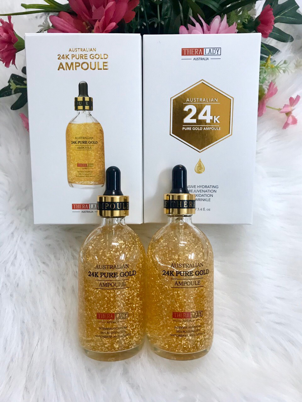 Tinh chất dưỡng da 24k Pure Gold Ampoule 100ml