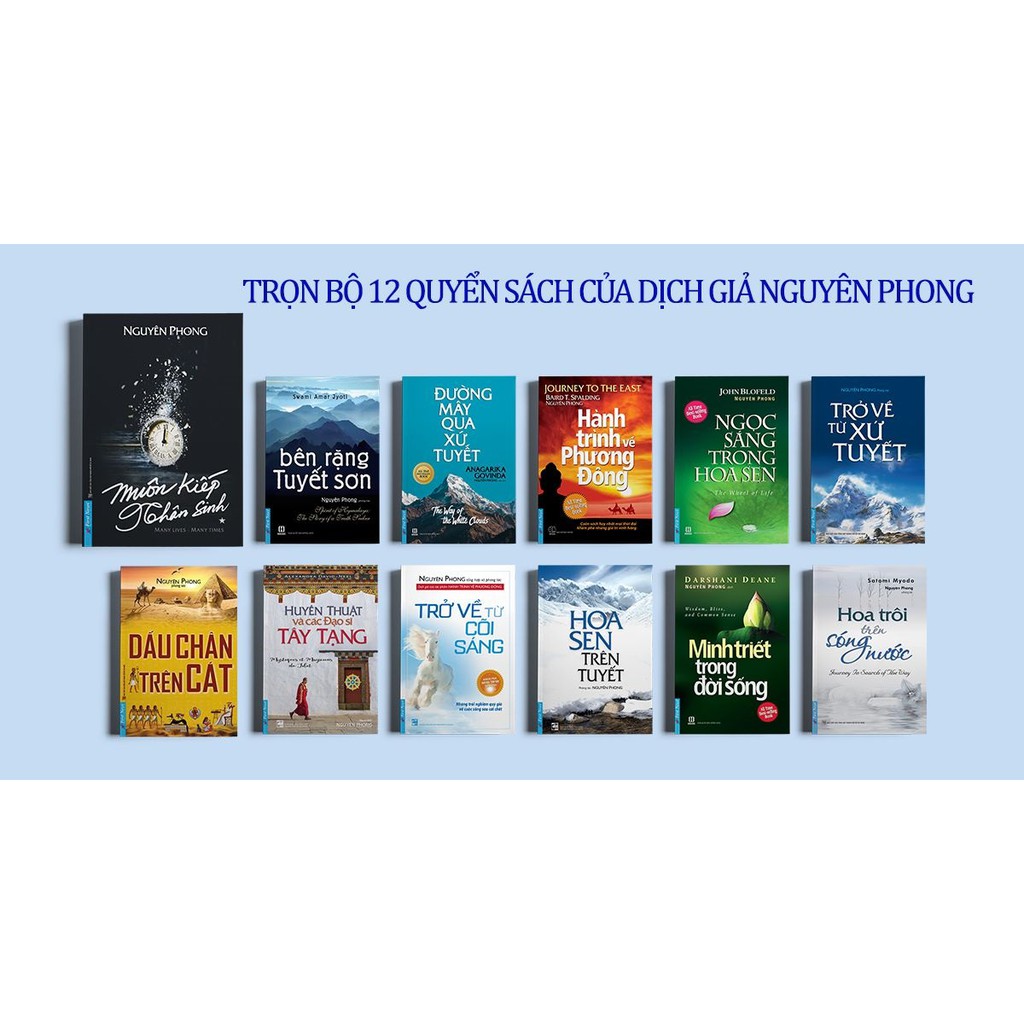 nguyetlinhbook Sách - Bộ 12 Cuốn Của Dịch Giả Nguyên Phong - Tác Giả Nguyên Phong.