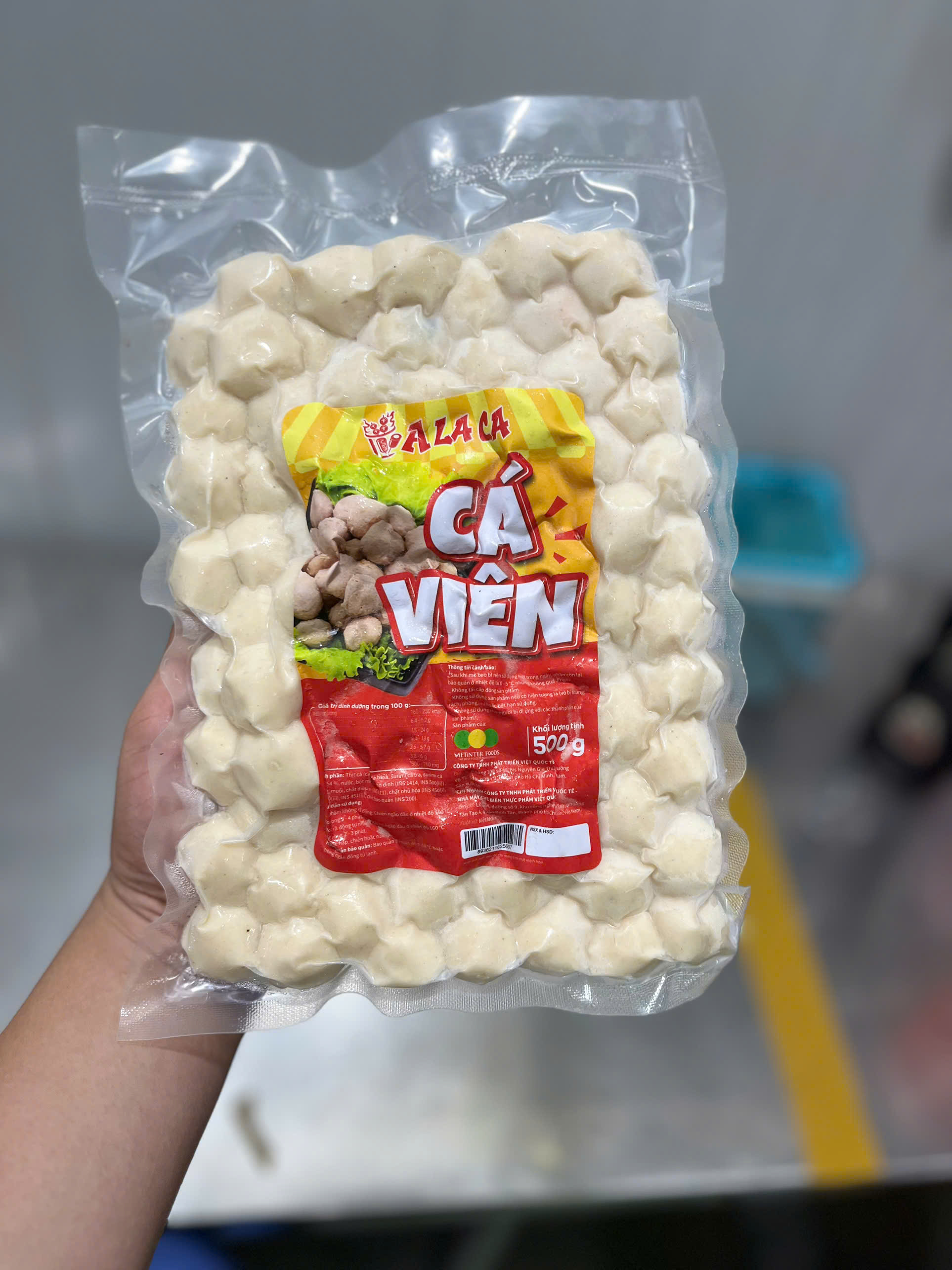Cá Viên Alaca Ngon Mê Ly ttúi 500gr (giao hcm hoả tốc)